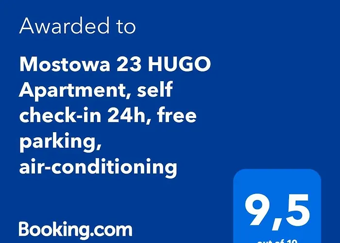 아파트 Mostowa 23 Hugo Apartment, Self Check-in 24h, Free Parking, Air-conditioning *